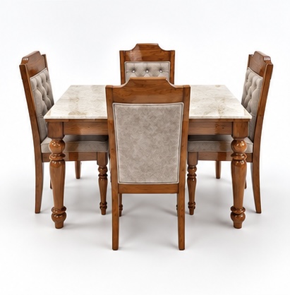 4X3 GLORY MARBAL DINING SET