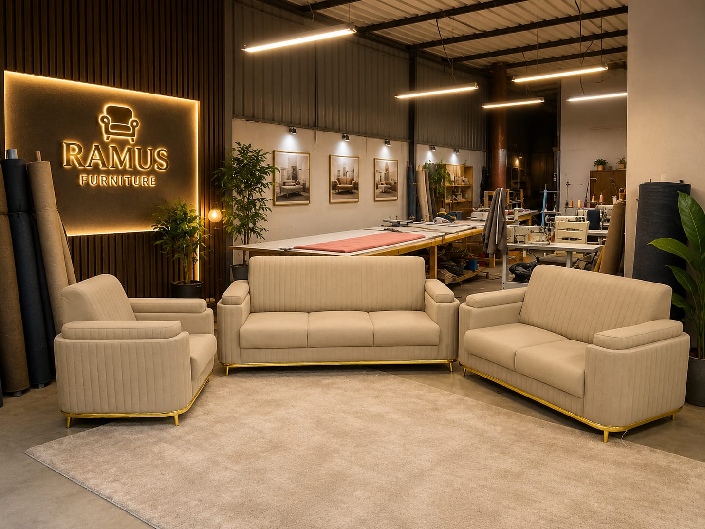 C ROUND 3+2+1 SOFA